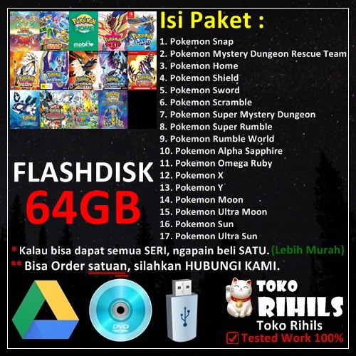 Pokemon Paket Lengkap Game PC Laptop