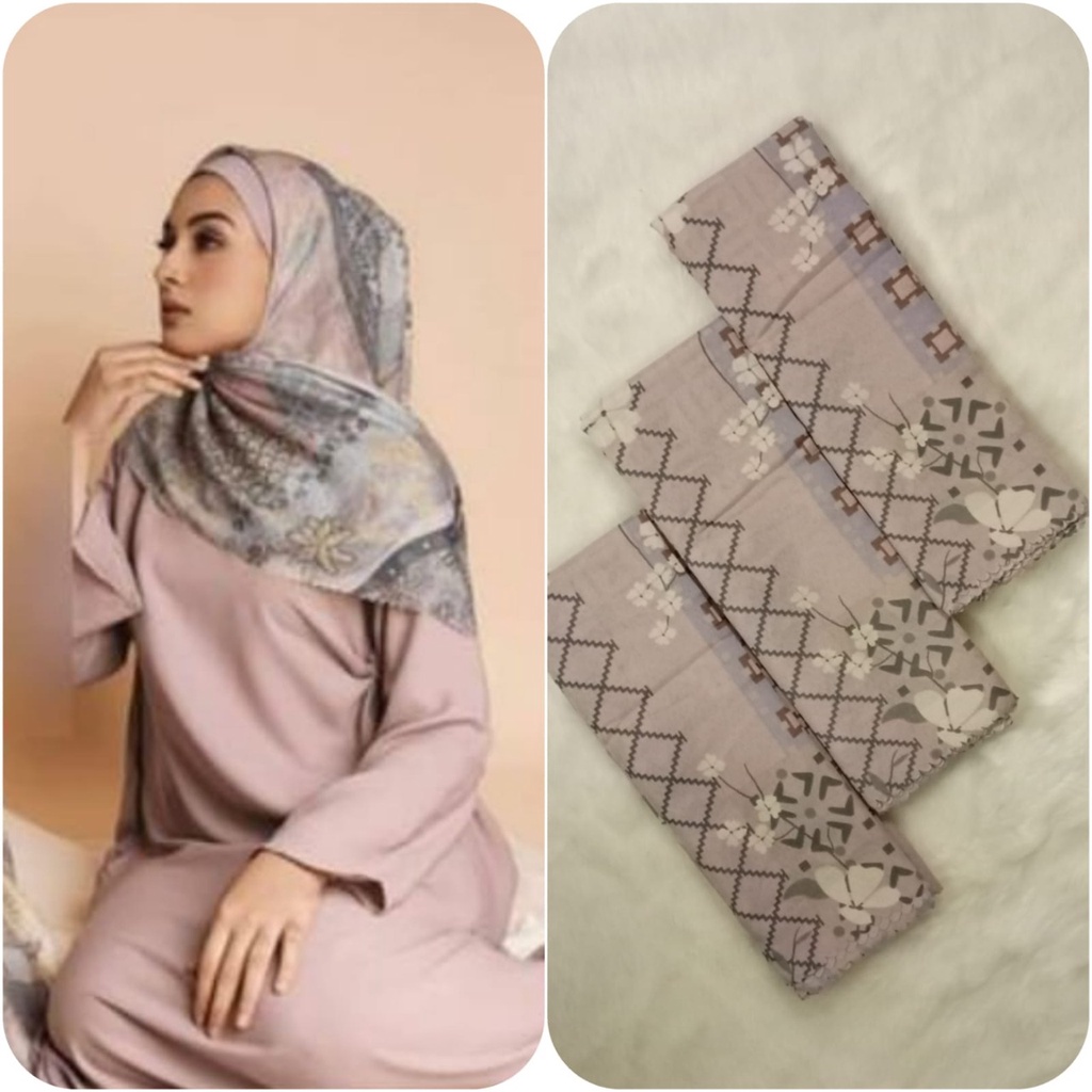 JILBAB SEGIEMPAT MOTIF KAYLA  SCARF LASERCUT KERUDUNG SEGIEMPAT MOTIF VOAL  HIJAB SEGI EMPAT MOTIF TERMURAH DAN TERBARU SAFA HIJAB