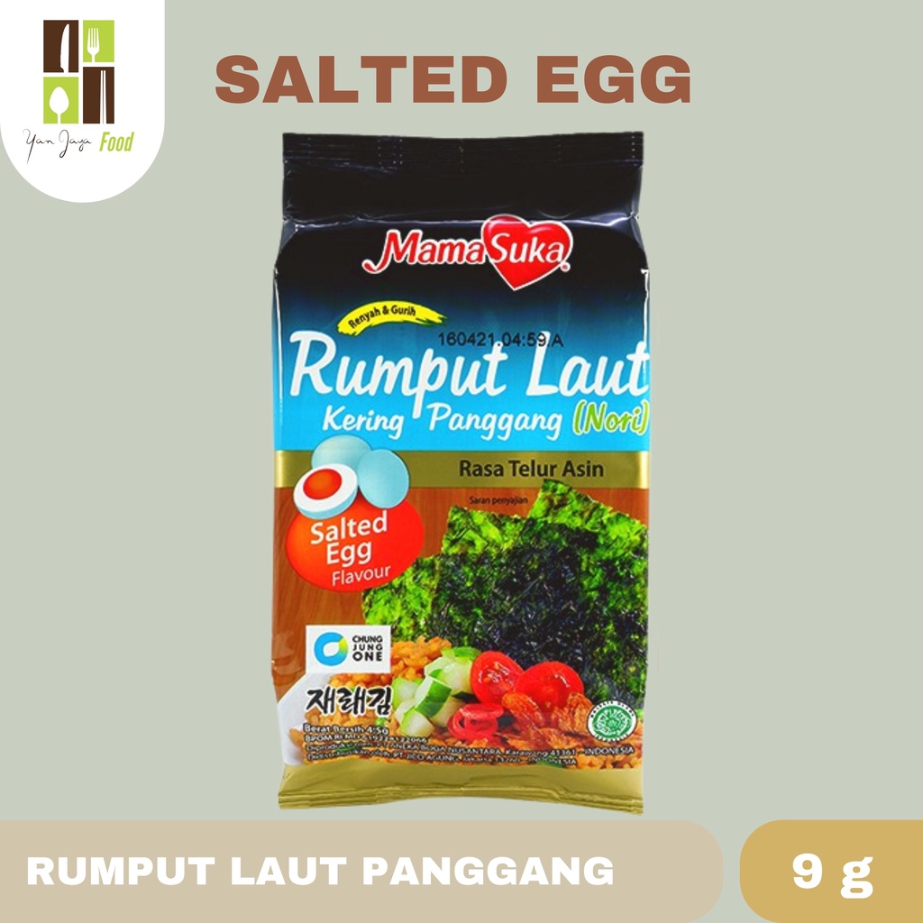 Rumput Laut Panggang Mamasuka Original / Pedas / Salted Egg / BBQ