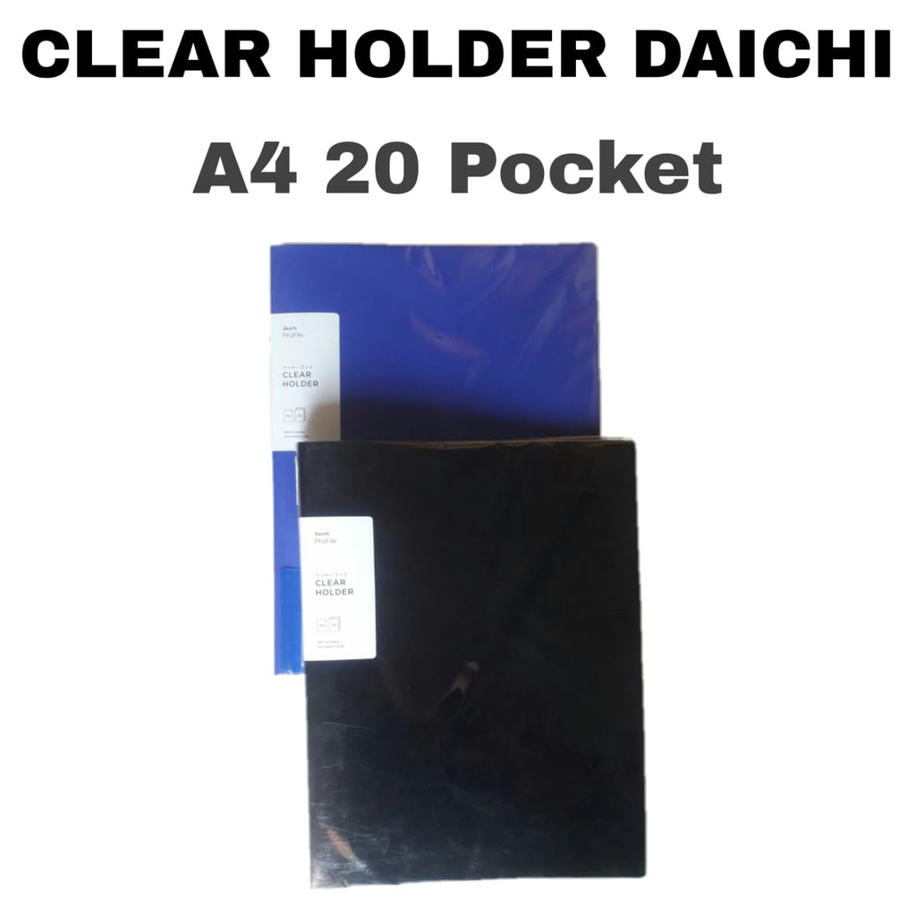 

Clear Holder Daiichi A4 20 Pocket