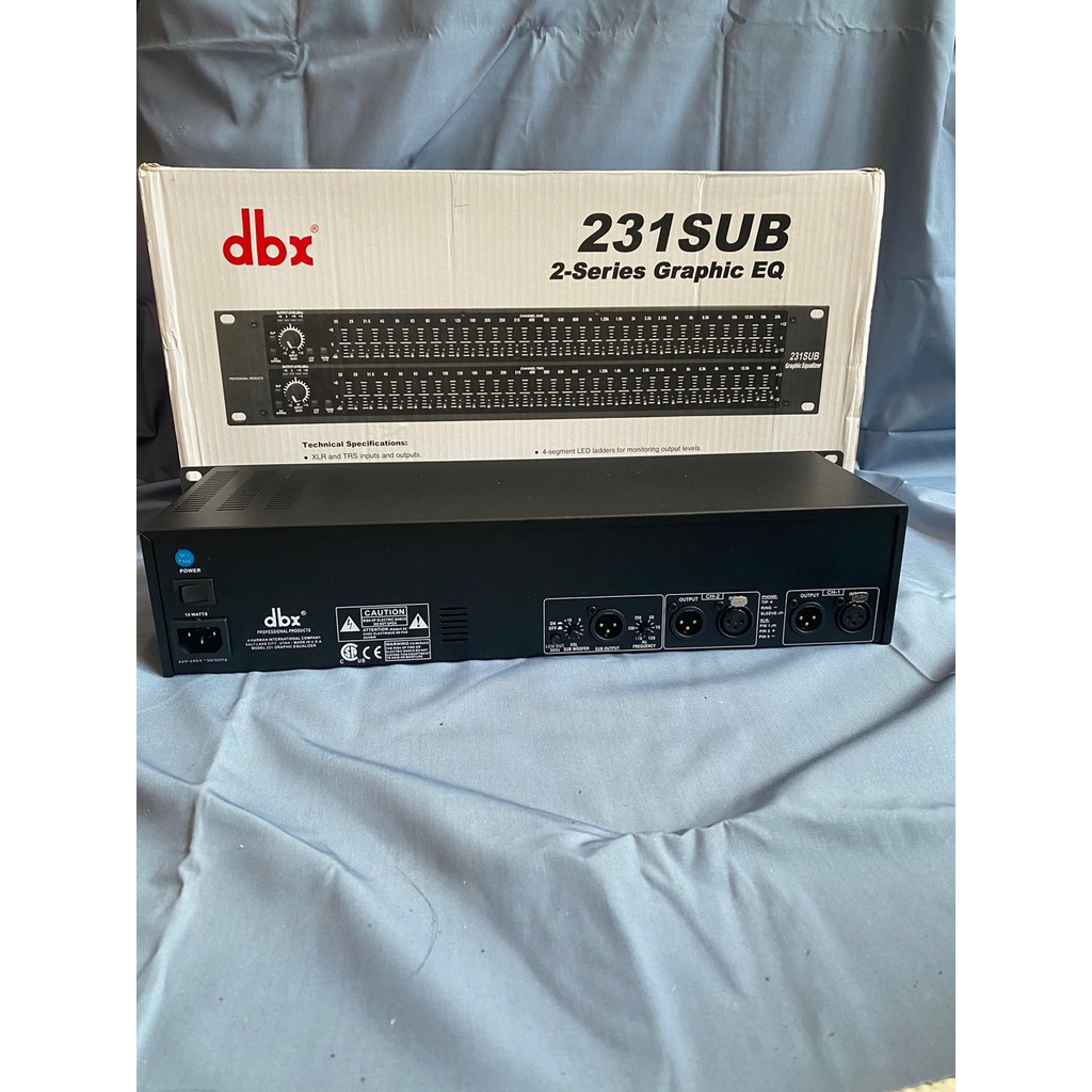 equaliser dbx 231 sub