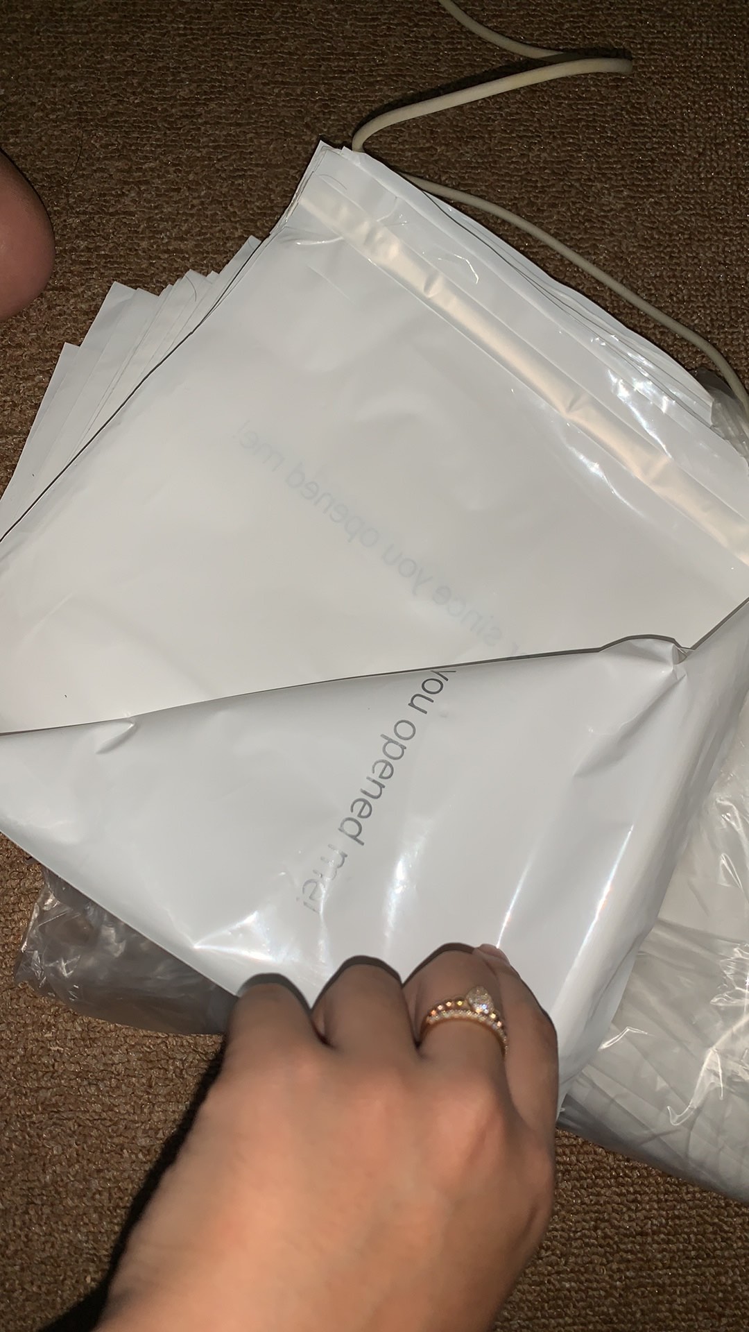 Sablon Plastik Polymailer/plastik Packing Isi 100pcs