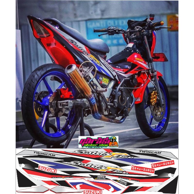 striping variasi satria fu fl v7 type s