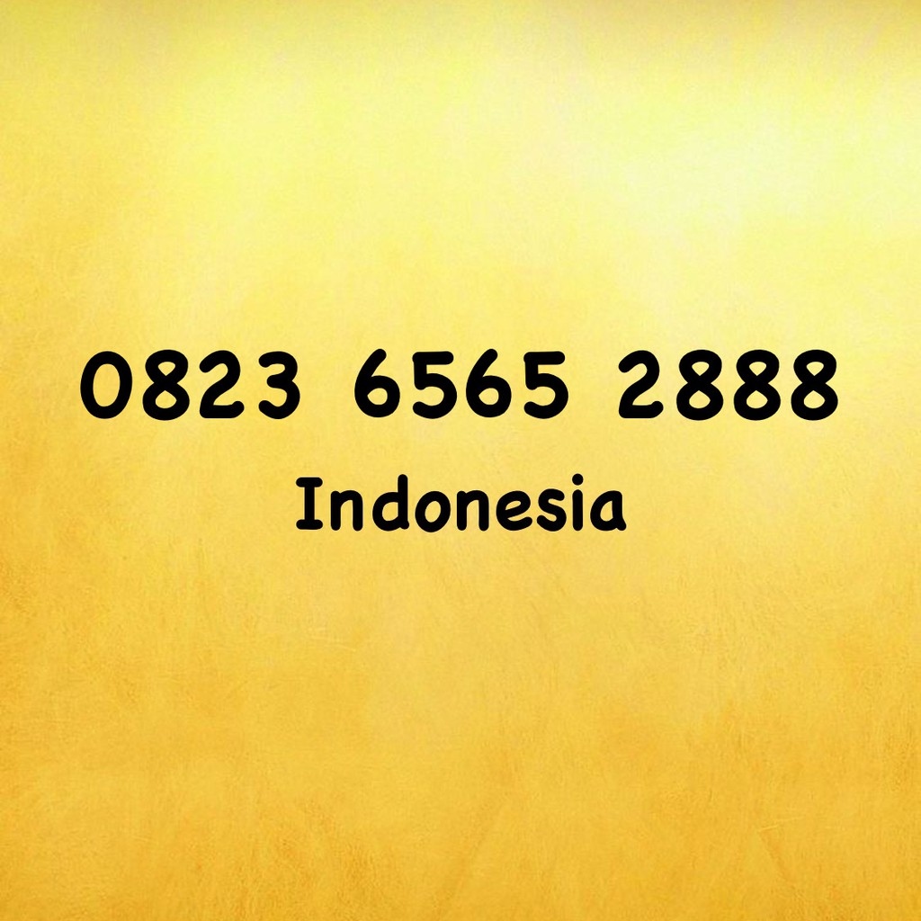 Nomor Cantik Kartu AS Triple A - 888 - 0823 6565 2888