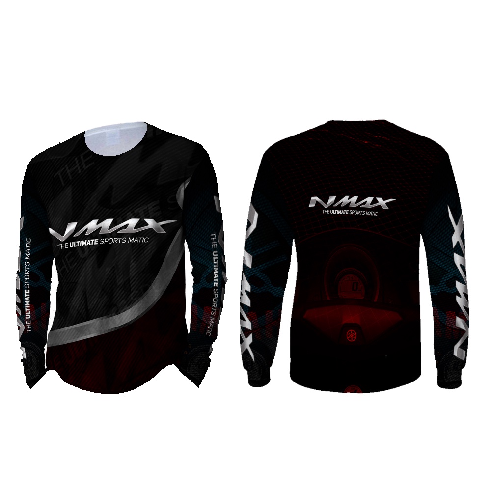 Kaos NMAX Lengan Panjang | Kaos NMAX Terbaru | Kaos NMAX Club [Riashop]
