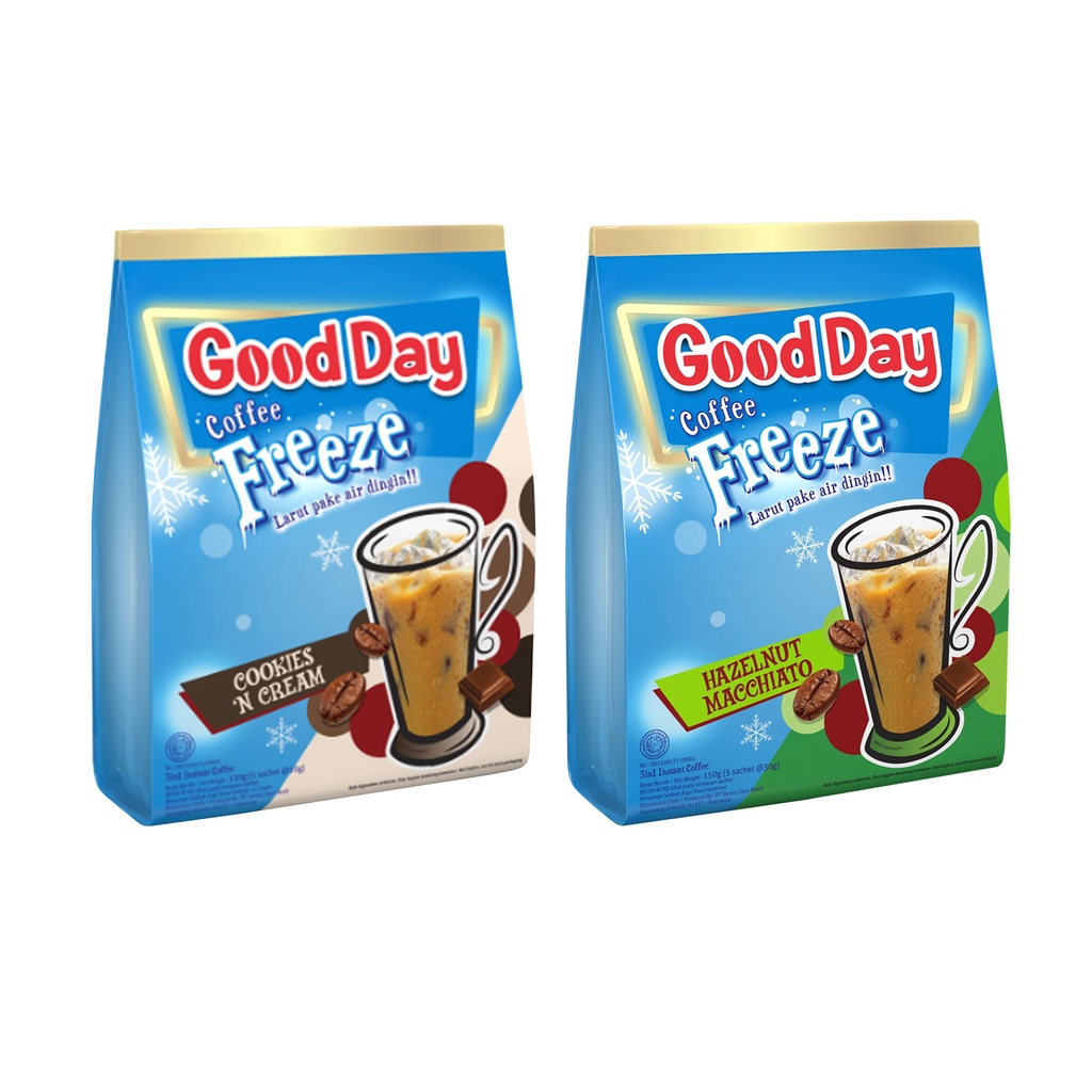 

Gooday Freeze Bag 5Sachet*30gr/Kopi Bubuk Rasa/Kopi Latte