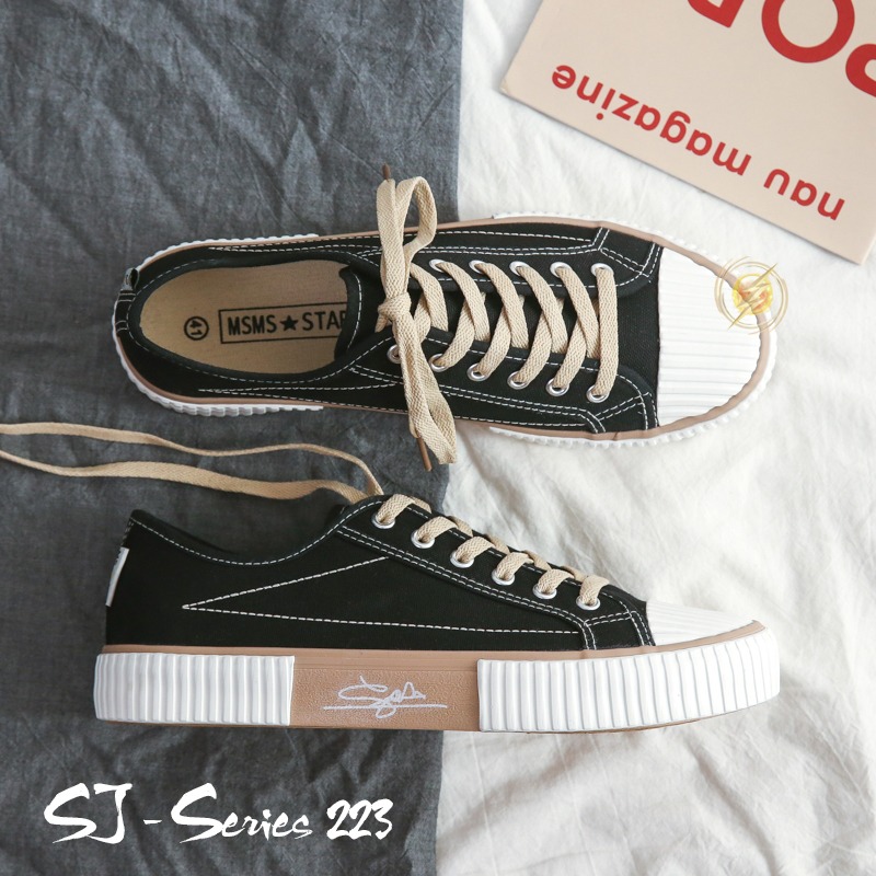 [MONA] Sepatu Sneakers Pria Casual Wear Kualitas Import Super Premium - 223