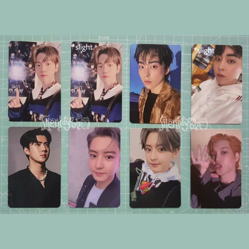 pc baekhyun chanyeol kai xiumin sehun dftf dont fight the feeling photocard