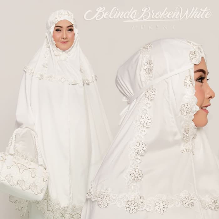 Dreamily-MUKENA HANTARAN NIKAH MUKENA DEWASA SATIN VELVET BORDIR BELINDA