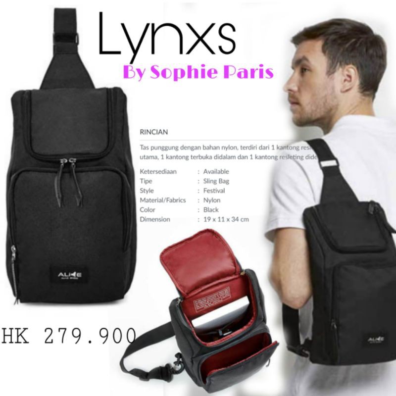 Sling Bag Pria Tas Depan Terbaru Original Sophie Paris Multifungsi