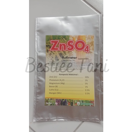 Pupuk Zink ZnSO4 1Kg