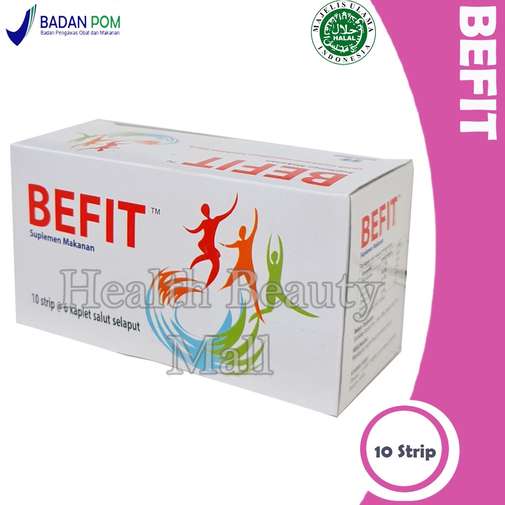 BEFIT 60 Tabs - Vitamin C & E - Menjaga Daya Tahan Tubuh - Be Fit