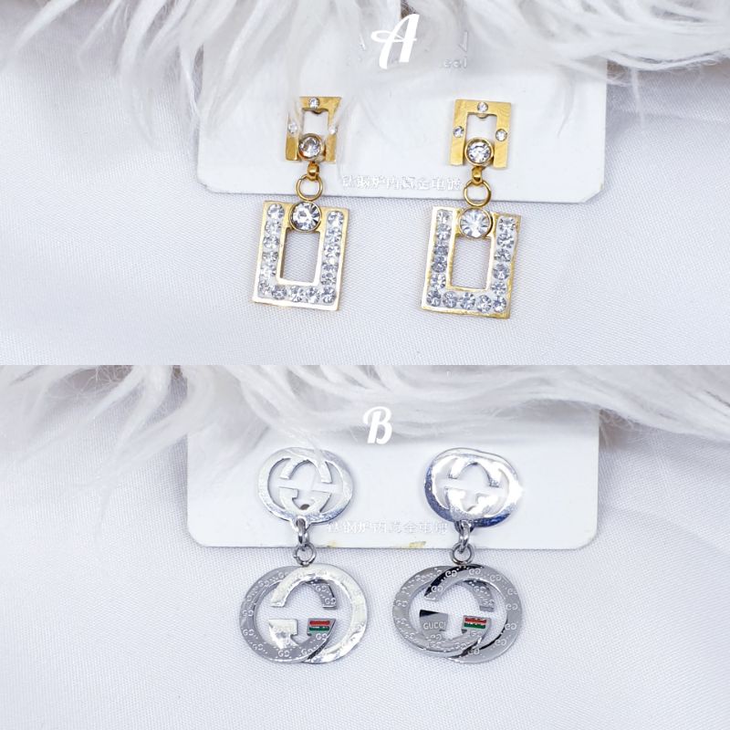 anting titanium asli anti karat tidak alergi