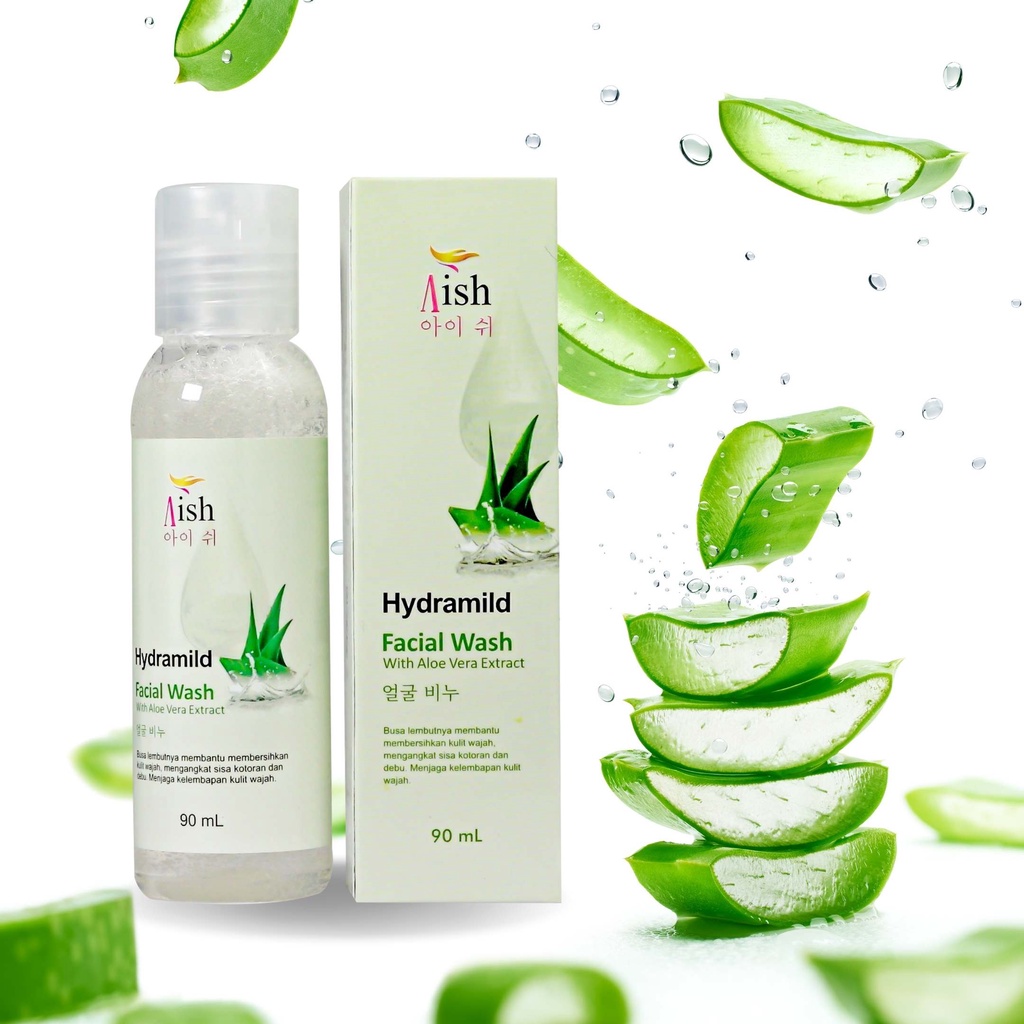 AISH SKINCARE  - FACIAL WASH / AISH SERUM KOREA / TONER / DAY&NIGHT CREAM - 100% Original-1 Facial Wash