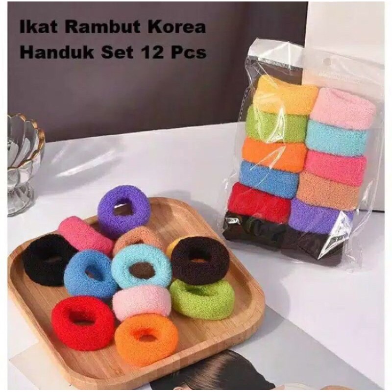 ikat rambut donat gaya korea