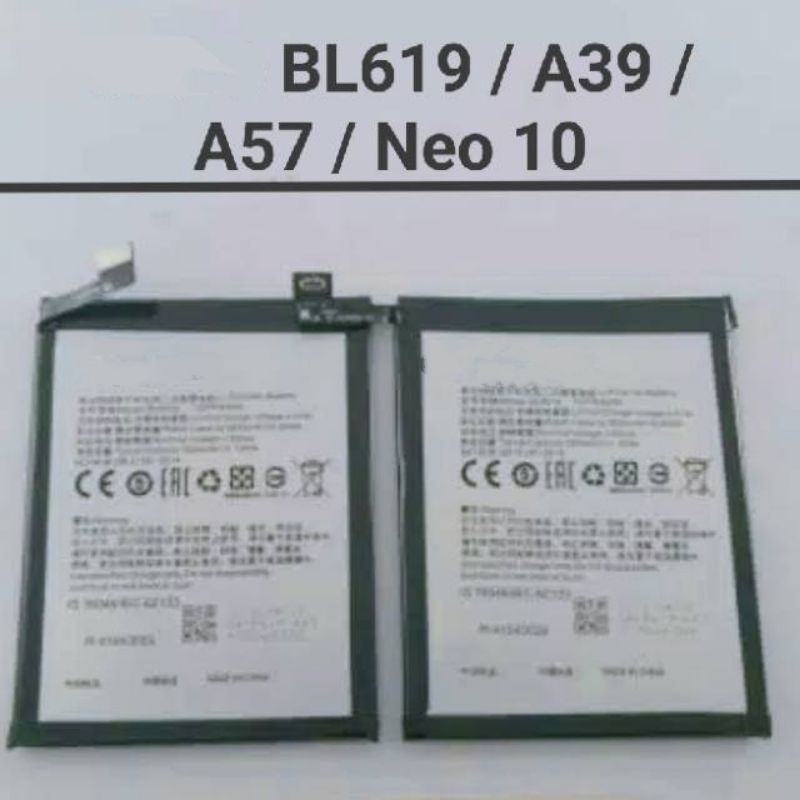 Baterai For Oppo A39 / A57 2016 / Neo 10 BL619 Battery Batre BLP619