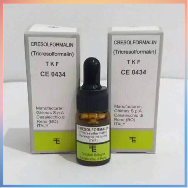 TKF Cresolformalin Ghimas Italy 10ml Tricresolformalina bahan gigi