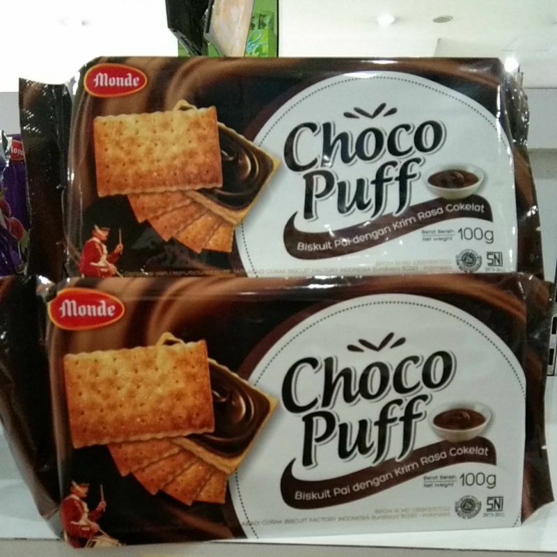 

Monde Chocolate Puff 100gr