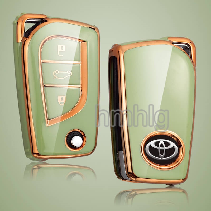 Case Pelindung Kunci Mobil Bahan TPU Untuk Toyota Hilux Revo Innova Rav4 Fortuner Innova G/V