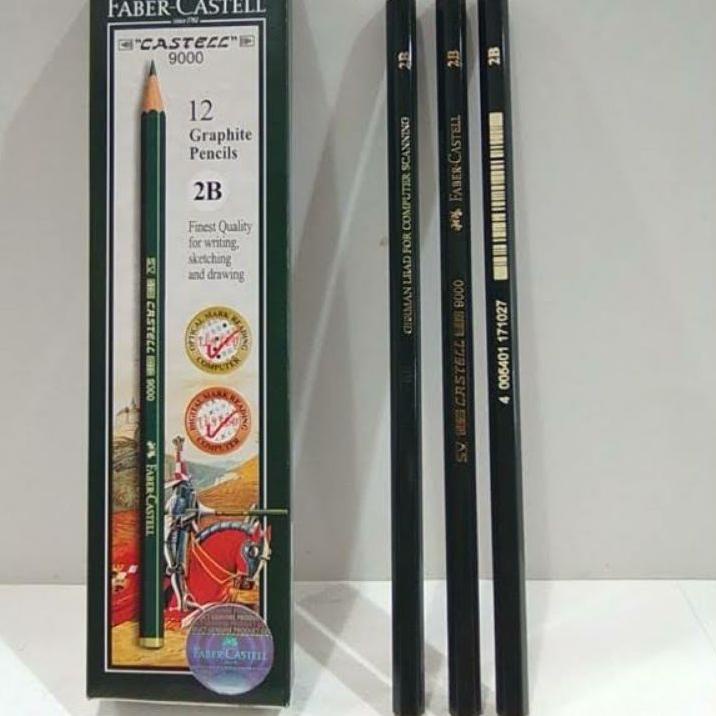 

COD !! 8.8 PENSIL FABER CASTELL 2B (1 LUSIN) TERMURAH [KODE 39]