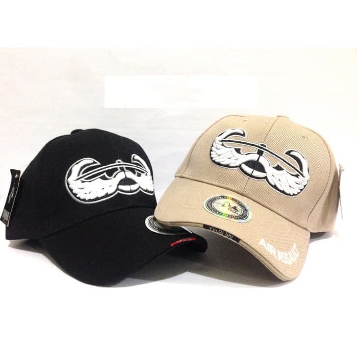 Promo Terbaru! TOPI TACTICAL AIRASSAULT COKELAT HITAM MILITARY HAT CAP OUTDOOR IMPORT