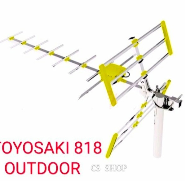 ANTENA TV OUTDOOR DIGITAL TOYOSAKI TYS-818-ANTENA TV LUAR RUANGAN