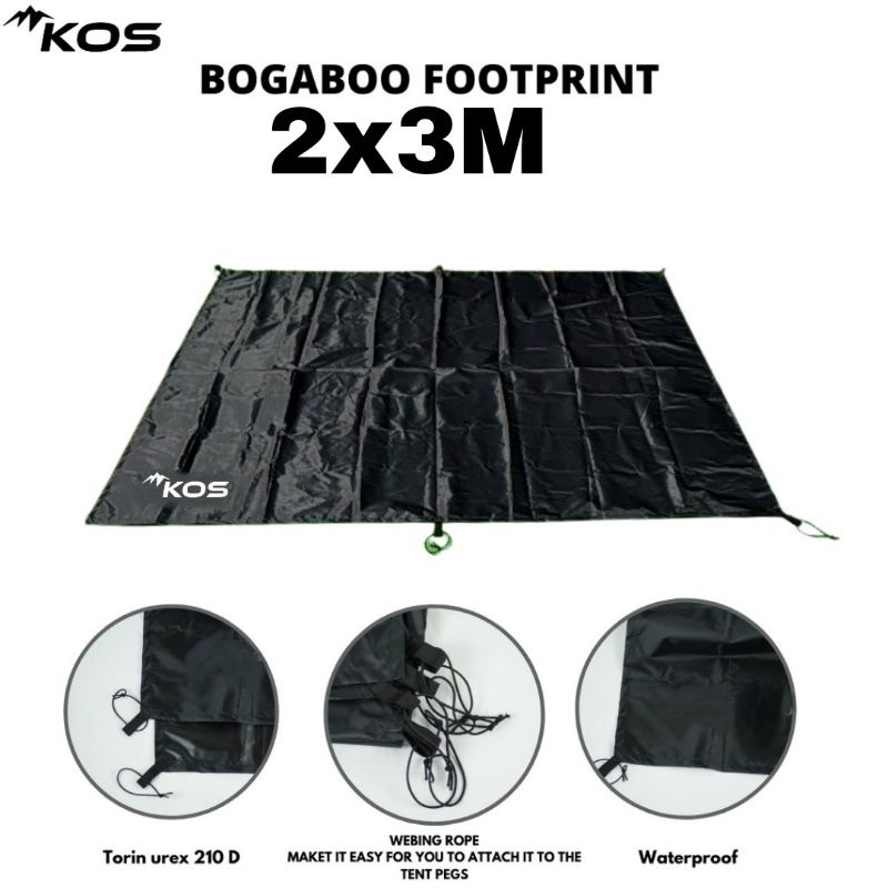 Alas Tenda Footprint Dhaulagiri Multifungsi Flysheet 200x200 cm dan 150x200 cm