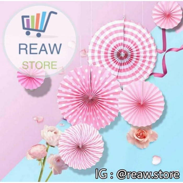 

TERLARIS PAPER FAN PINK SET / PAPER FAN MERAH MUDA SET !!!!