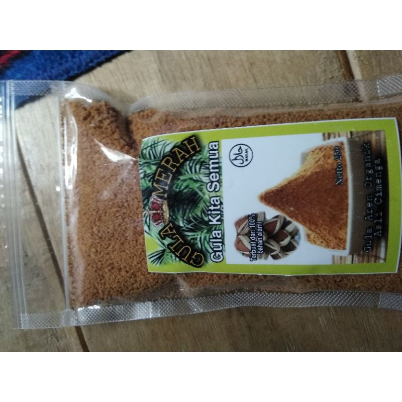 

gula aren organik sehat asli cimenga 250grm