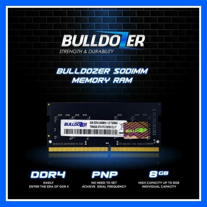 RAM LAPTOP DDR4 BULLDOZER 8GB