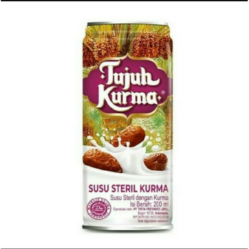 

Susu Tujuh Kurma 200 ml Steril Susu Kaleng Kemasan Minuman Kesehatan