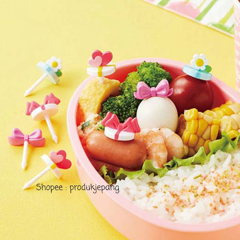 Torune Tusuk Bento Pita Bunga Tusukan Bento Present Pick