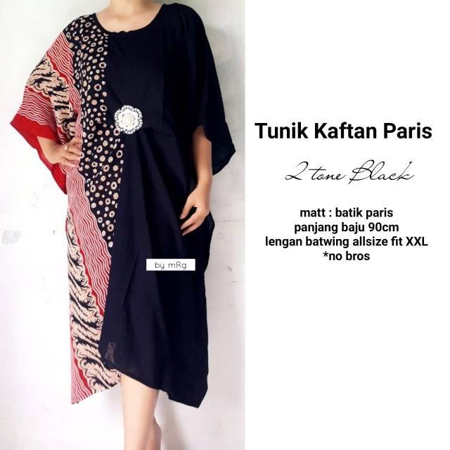 Kaftan  Paris ORI MRG atasan batik modern seragam batik solo batik kerja