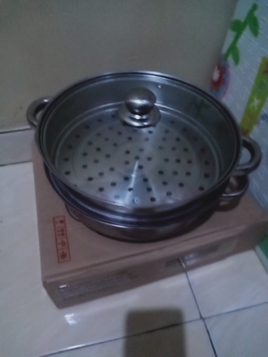 Gm Bear Panci Kukus 1036 - Steamer Stainless 2 Tingkat