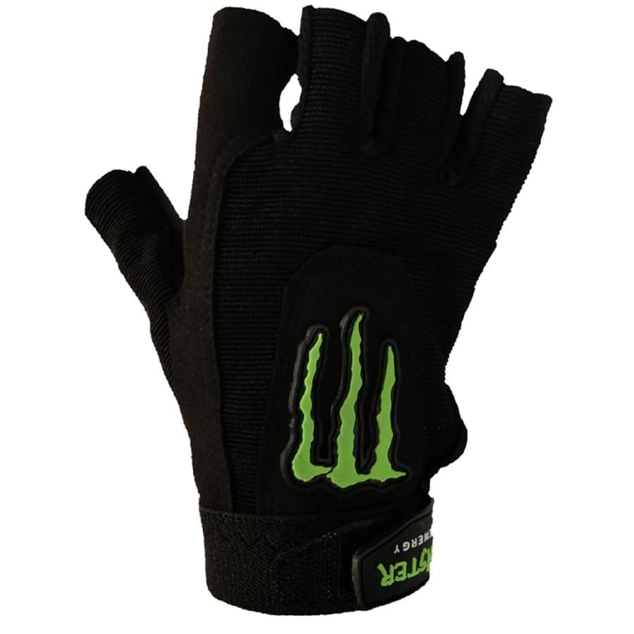 Sarung Tangan Motor Monster Energy HALF FINGER Murah/Sarung Tangan Motor Berkendara/Glove Bikers