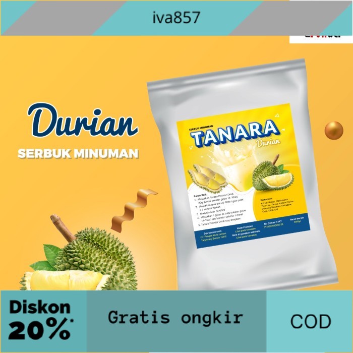 

PROMO Durian Powder - Serbuk Bubuk Minuman Bubble Rasa Duren - Bandar Powder GRATIS ONGKIR