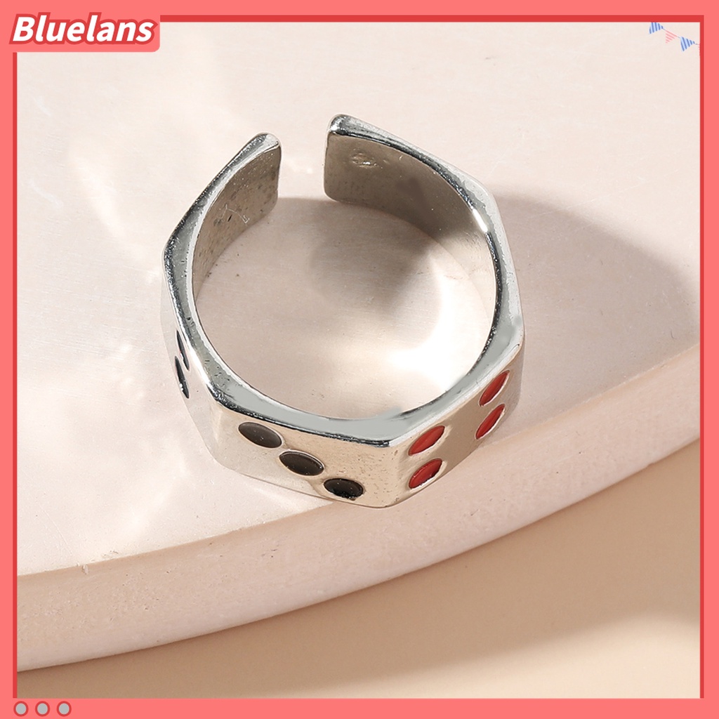 Cincin Model Terbuka Bahan Alloy Warna Silver Dapat Disesuaikan Untuk Unisex