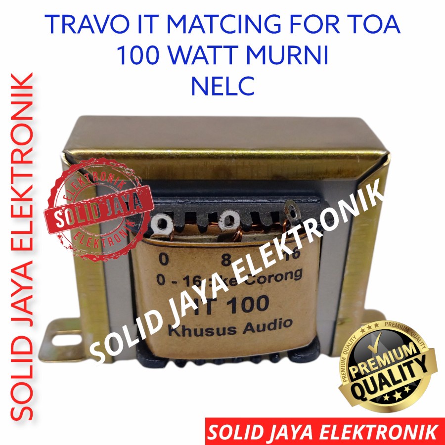 TRAVO TRAFO IT 100W NELC MATCHING MEICING MECING FOR UNTUK SPEAKER TRAVO 100 W WATT CORONG TOA