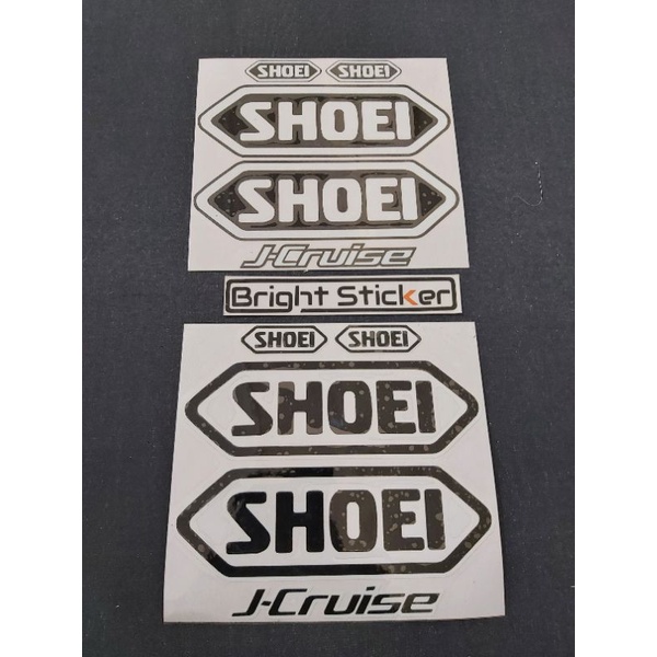 STICKER HELM SHOEI J CRUISE 1 SET CUTTING