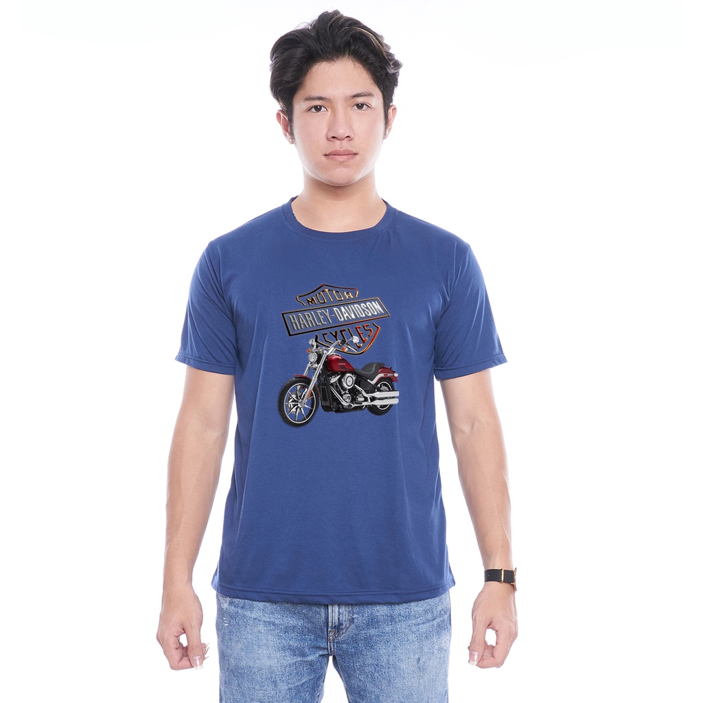 Kaos Oblong Pendek Motor Harley