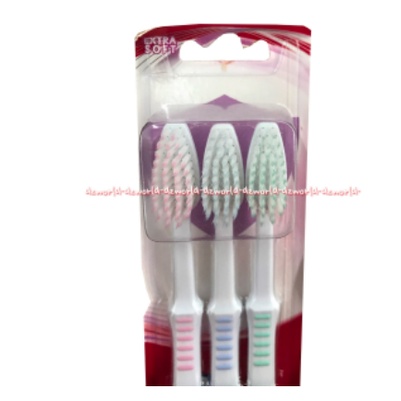 Formula Nano Sensitive Flex Isi 3 Pcs Sikat Gigi bulu ekstra halus Toothbrush Formula Nano Sensitif Gigi Sensitif