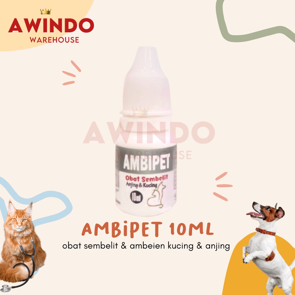 AMBIPET - Obat Hewan Sembelit Ambeien Kucing Anjing Susah BAB Konstipasi