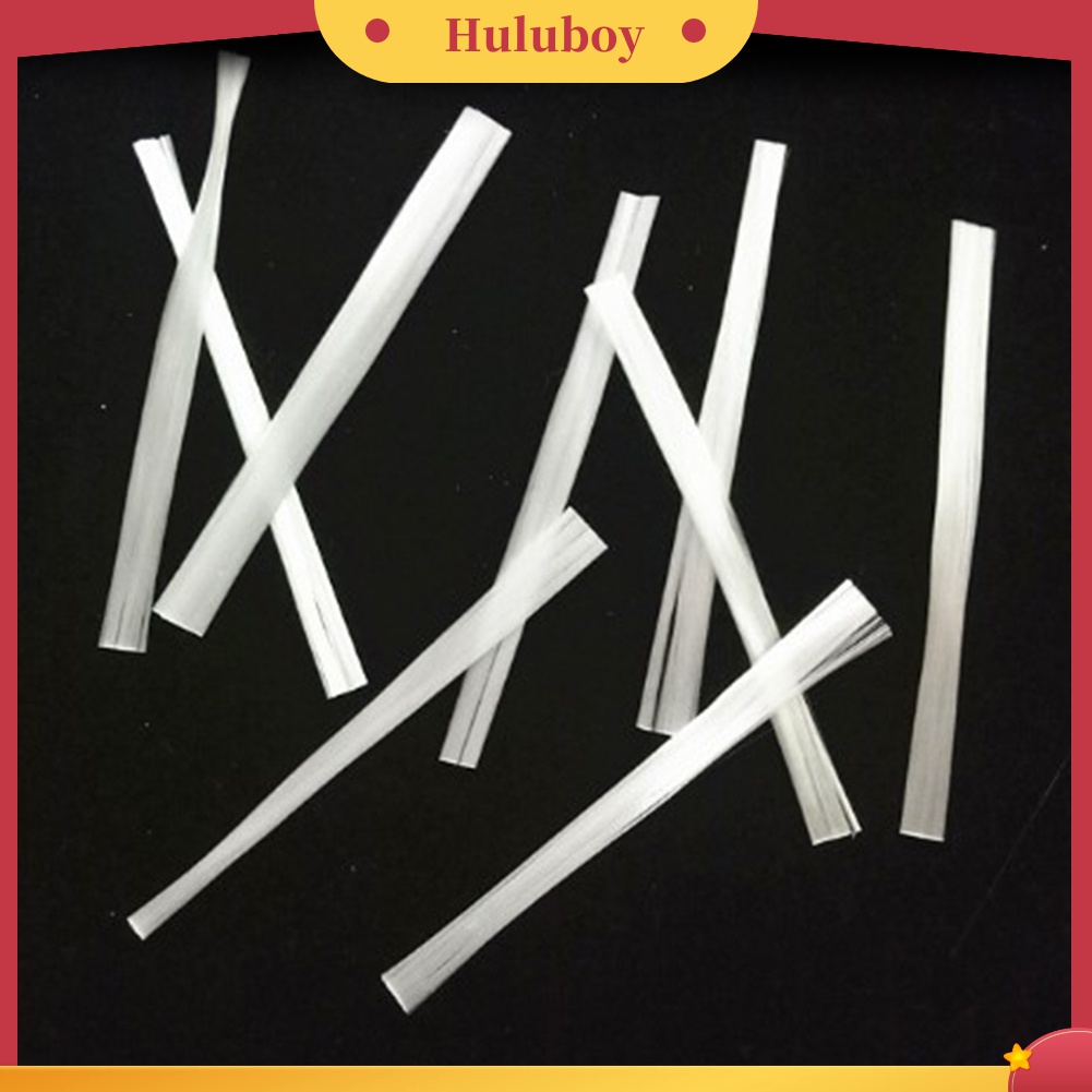 Huluboy Huluboy♡ 10 Pcs Lem Ekstensi Kuku Bahan Fiberglass Untuk Manicure