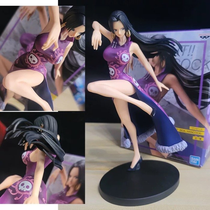 Figure Boa Hancock Purple Lady Fight Battle Style One Piece Pirates