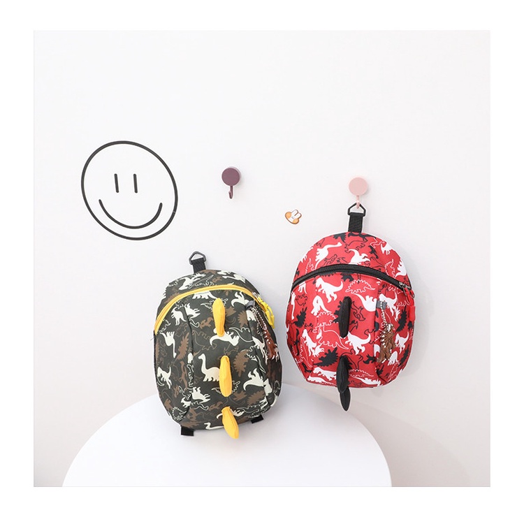 TweedyToys - Dinosaur Pattern Bag / Tas Ransel Anak / Tas Anak Import