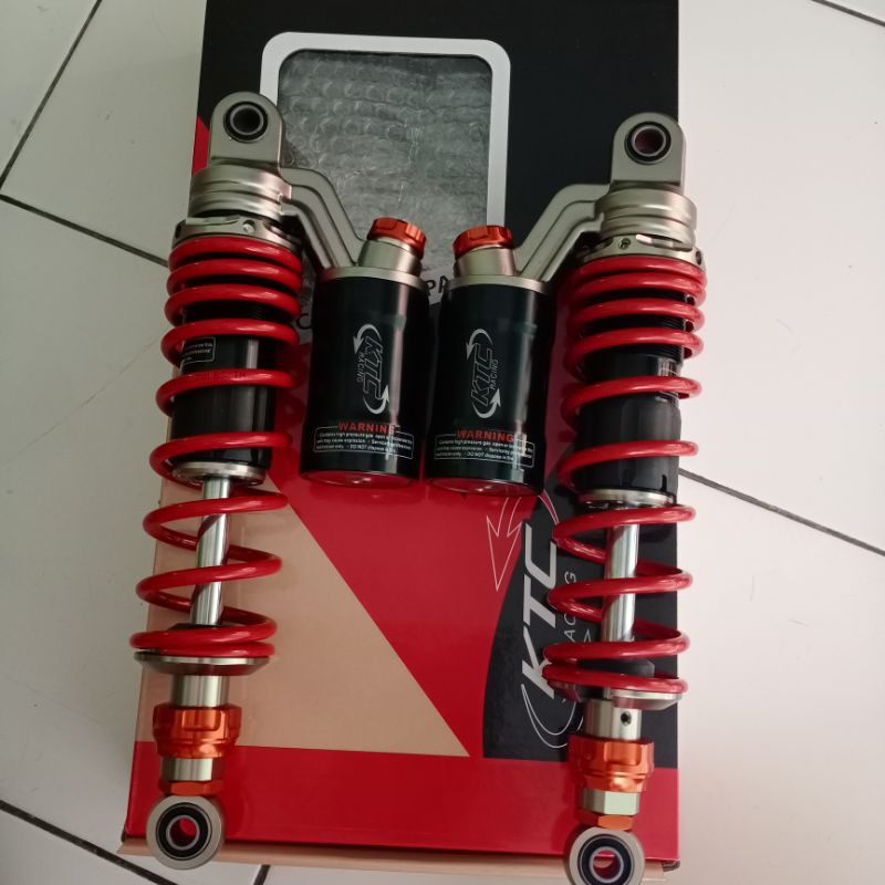 SHOCKBREAKER SOK KTC EXTREAM ORIGINAL 280 320 340MM RX KING TIGER CB GL JUPITER FIZR SUPRA KARISMA-Merah