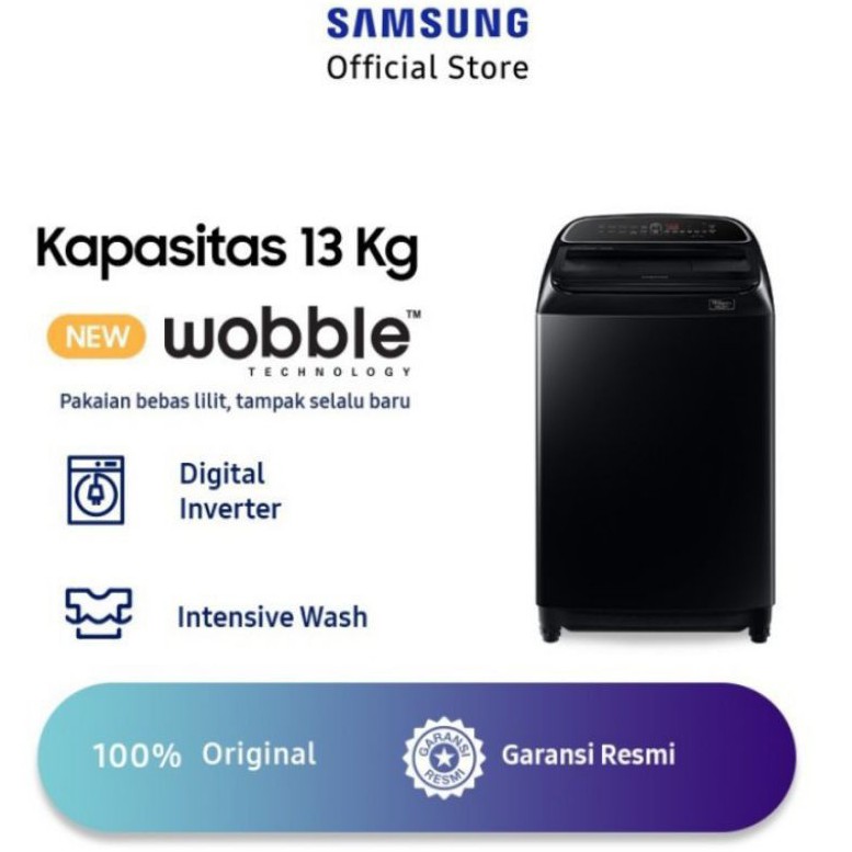 MESIN CUCI SAMSUNG WA13T5260BV 1 TABUNG 13KG INVERTER TOP LOADING