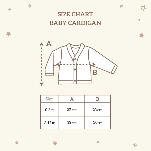 Castle - Little Palmerhaus - Cardigan Bayi Baby 0-12 Bulan 3.0 - Jaket Bayi - Kardigan Bayi - Outerwear