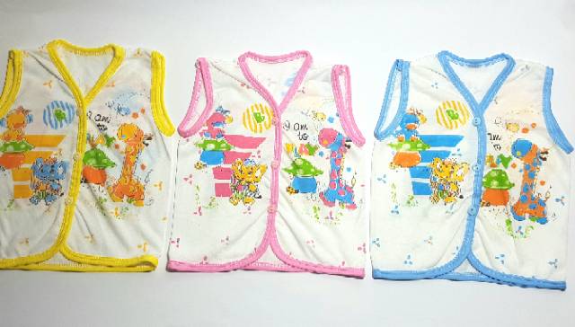 Baju Bayi Newborn Tanpa Lengan / Baju Tanpa Lengan Anak B01