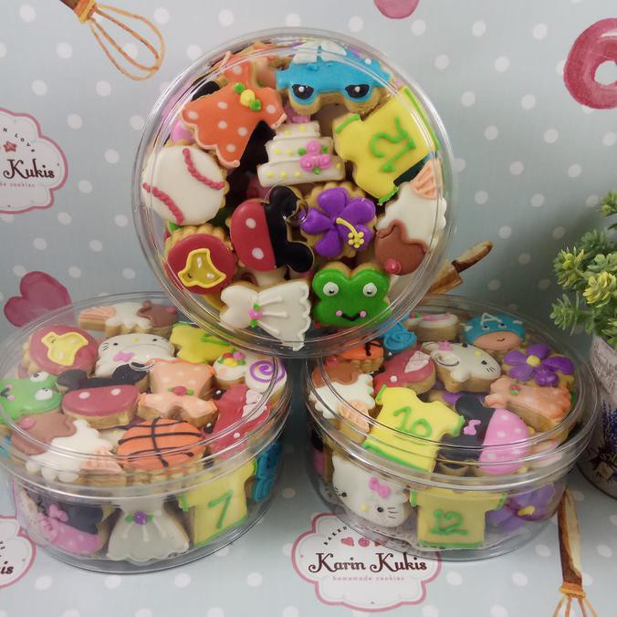 

Terlaris! Kukis Hias, Kukis Karakter, Fancy Cookies, Hampers Mix Karakter